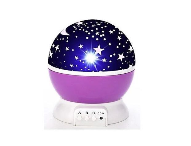 Lampara Led Espantacucos Proyector Luz Estrellas Mesa Niños-13