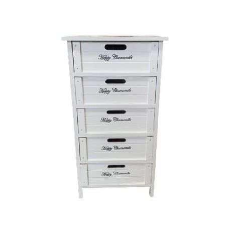 Velador Cabinet Blanco 5 Happy-0