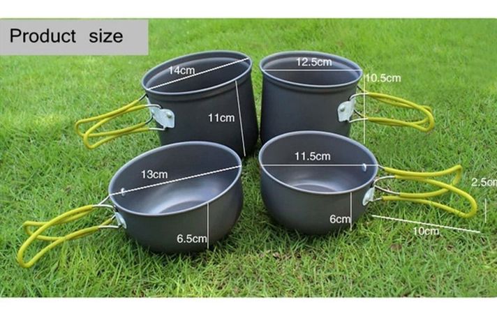 Pack 4 Ollas Camping Para Cocinar -2