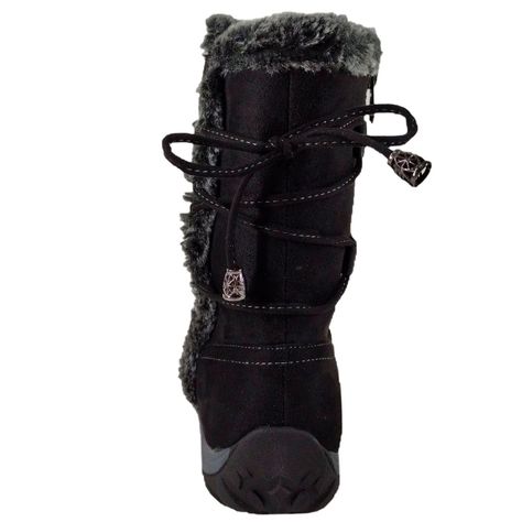 Bota de Mujer Negro Taco Chino-5
