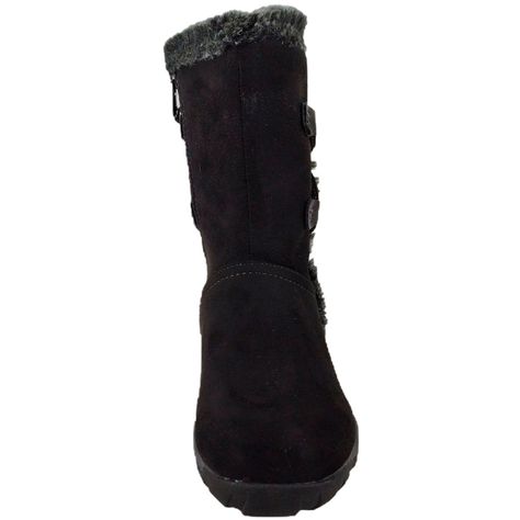 Bota de Mujer Negro Taco Chino-3