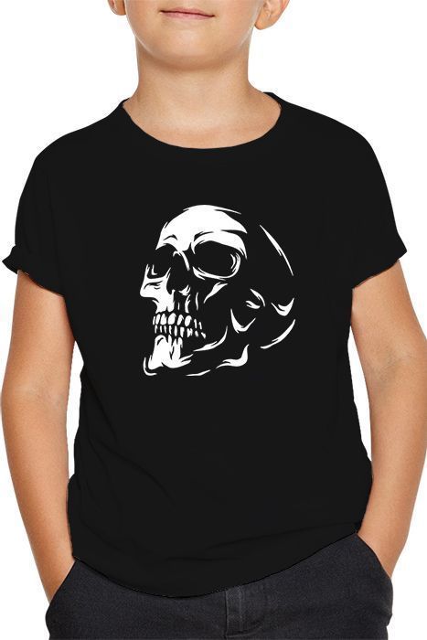Polera niño diseño calavera 2-0