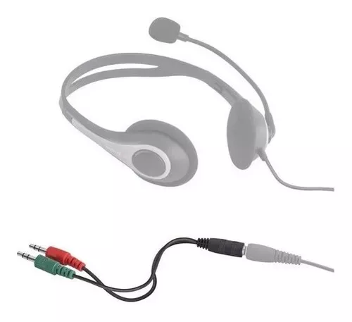  Adaptador Audio Microfono 2 Aux Macho A 1 Aux -2