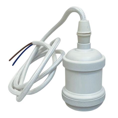 Soquete E-27 Retro Blanco Vintage-2