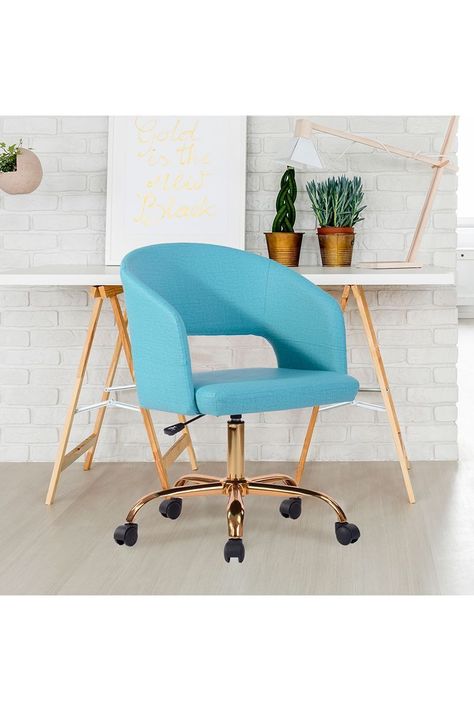 Silla de Escritorio New Cronwell Celeste-1