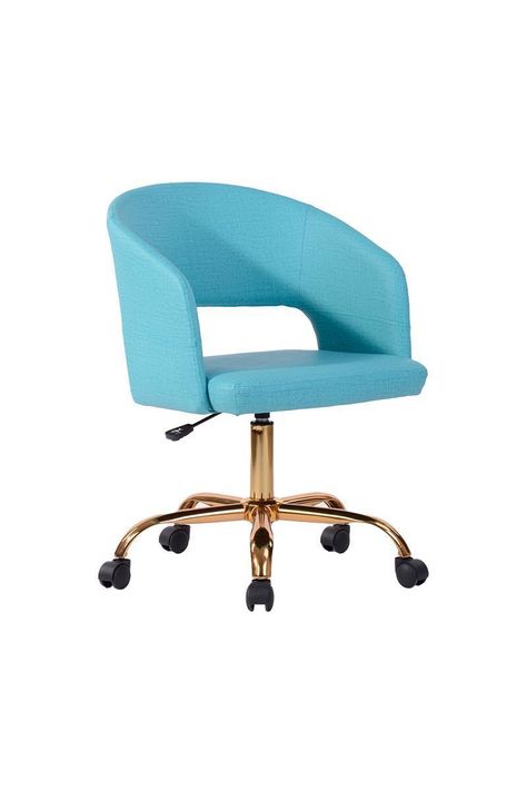 Silla de Escritorio New Cronwell Celeste-0