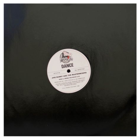 JIVE BUNNY & THE MASTERMIXERS - SWING THE MOOD 12" MAXI SINGLE VINILO USADO-0