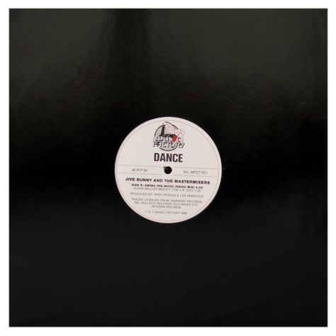 JIVE BUNNY & THE MASTERMIXERS - SWING THE MOOD 12" MAXI SINGLE VINILO USADO-1