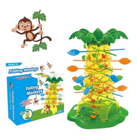 Monos Locos Mini Juego Mesa Niños Juguete-0