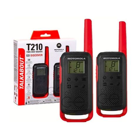 Radio Transmisor Motorola T210cl -0