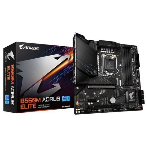 Placa Madre Gigabyte B560M AORUS ELITE, Socket LGA1200, DDR4 5133/3600/2133MHz, Micro ATX-0