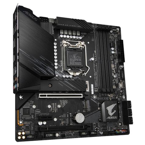 Placa Madre Gigabyte B560M AORUS ELITE, Socket LGA1200, DDR4 5133/3600/2133MHz, Micro ATX-2