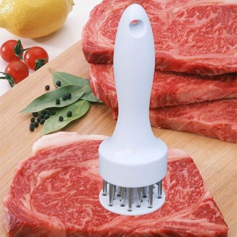 Ablandador De Carne de Acero Inoxidable-1