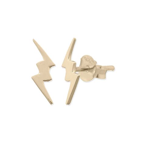 Aros Aritos Rayo Plata Bañado Oro - Mabelita-1