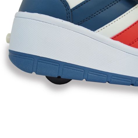 Zapatillas Niños con Ruedas Azul-4