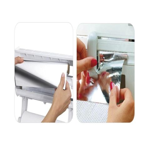 Dispensador Porta Rollo de Papel Triple Para Cocina -1