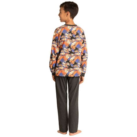 Pijama Niño Invierno Dragon Ball Z Goku C1 Top-1