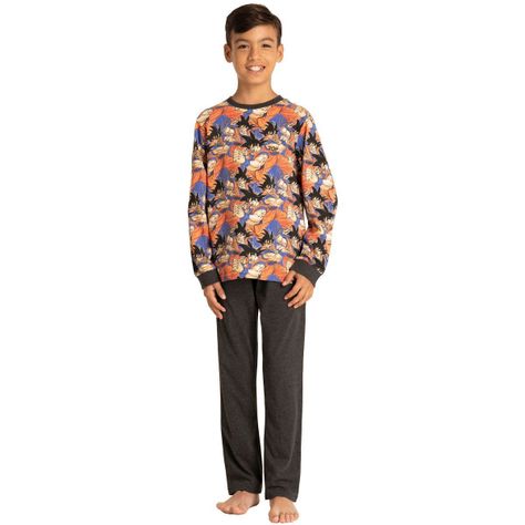 Pijama Niño Invierno Dragon Ball Z Goku C1 Top-0