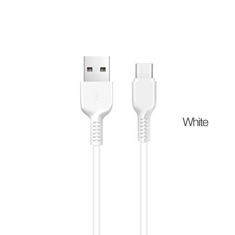 Cable  Hoco X20 usb  a usb-c   3A 2 MT blanco -1