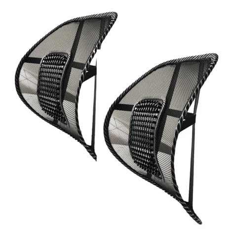 Pack De 2 Respaldos Lumbares Ergonomicos Para Asientos-0