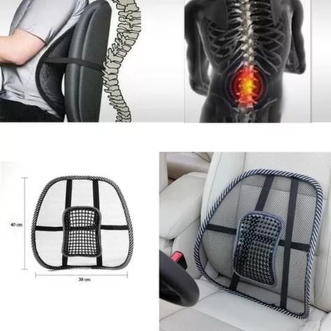 Pack De 2 Respaldos Lumbares Ergonomicos Para Asientos-1