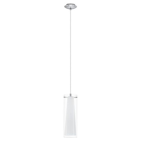Lámpara Colgante Pinto Acero Cromo E27 1X60W cod.89832-0