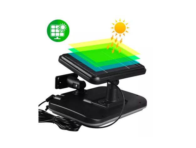 Foco Led Luz Con Panel Solar Sensor De Movimiento -3