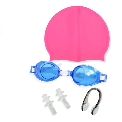 Pack natación +Lentes +Gorro +Tapones oidos+clip nasal-0