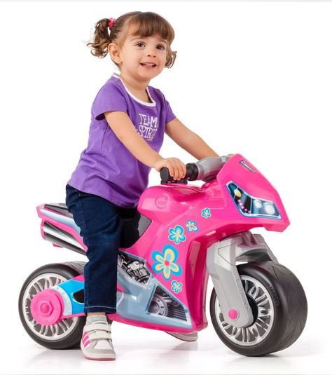 Moto Correpasillos Molto Cross Premium – Rosado-1
