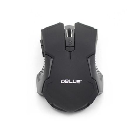 Mouse Inalámbrico Optico 6D 1000DPI Negro Dblue-0