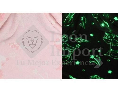 Manta Luminosa Frazada Mágica 1.5 Mts Brilla En La Oscuridad-1