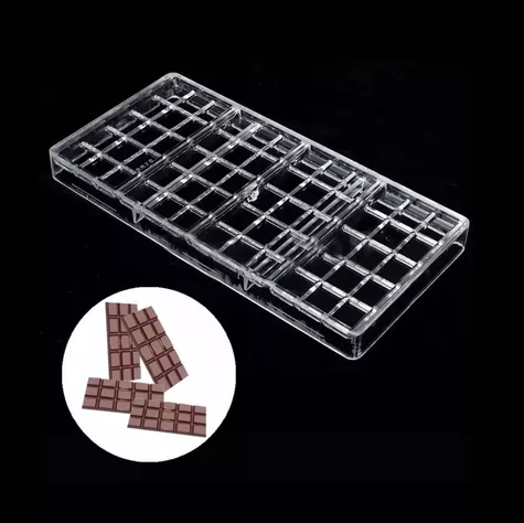 Moldes De Chocolate Policarbonato Moldes Barra De Chocolate4-1