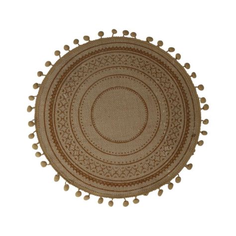 Individual De Mesa Yute Chocolate-0