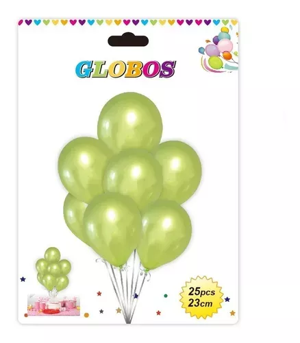 Pack 25 Set De Cumpleaños Globos Cumpleaños Globo Metalizado 100941-1