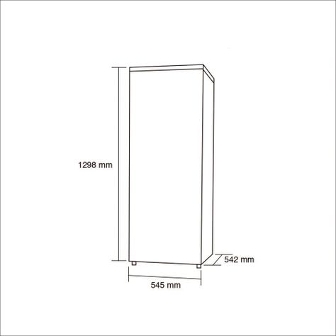 Congelador vertical 6 gavetas 182 Lts. BD182B-2