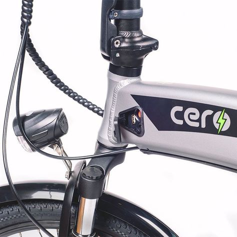 Bicicleta Eléctrica Cero M1 Gris Oscuro-1