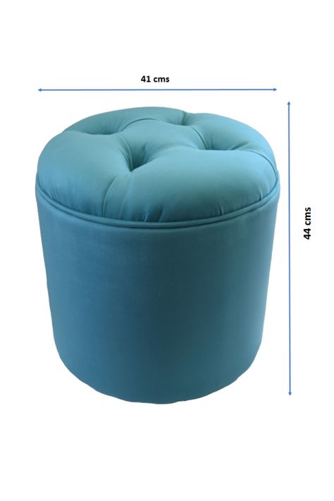 Poufs D40 Trebol Turquesa-5