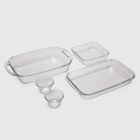 Set 5 Asaderas De Vidrio AH108 - ArtHome-0