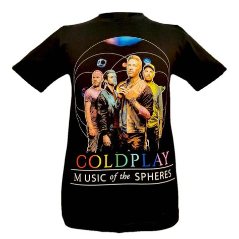 Polera ColdPlay World Tour Doble Estampado-0