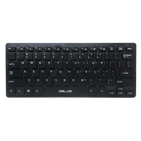 Mini Teclado Ultra Slim USB 78 Teclas Dblue-0