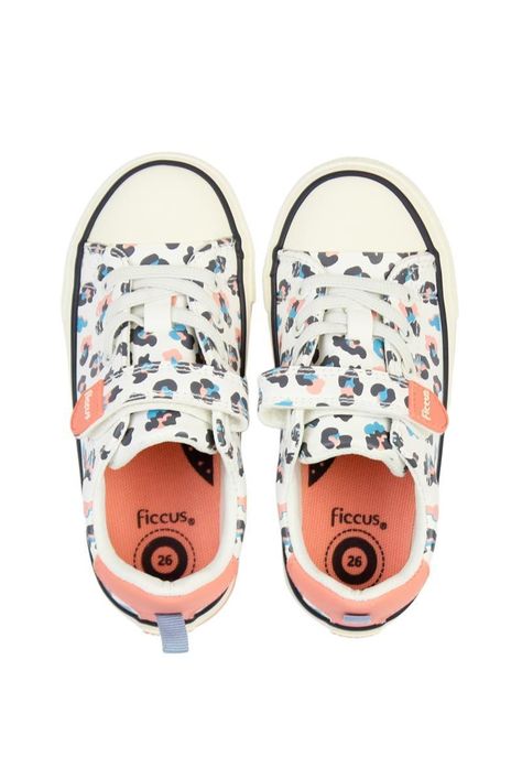 Zapatilla urbana velcro elastico a caminar niña 853-2