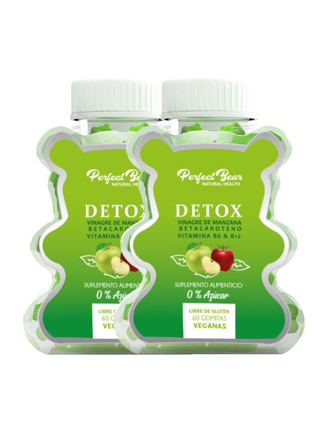Vinagre De Manzana Detox- Vitamina B6 Y B12 - 2 meses-0
