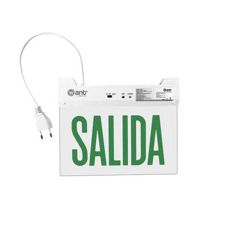 Señalética LED Emergencia "Salida" Certificación SEC-1