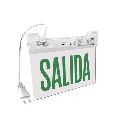 Señalética LED Emergencia "Salida" Certificación SEC-0