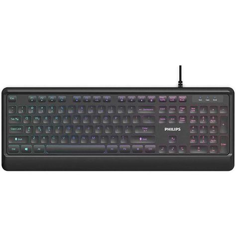Teclado Gamer Philips Alámbrico Iluminación Spk829-0