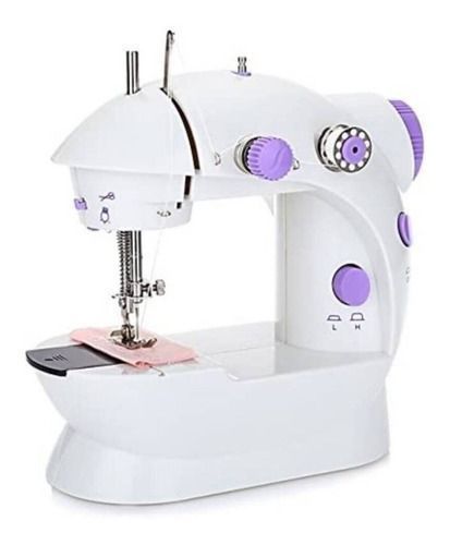 Máquina Coser Portátil Pedal Eléctrica Domestica Blanco-0