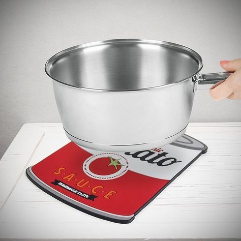 Salvamanteles Silicona Magnético Salsa Tomate Balvi-3