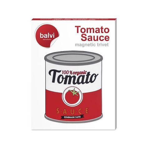 Salvamanteles Silicona Magnético Salsa Tomate Balvi-1