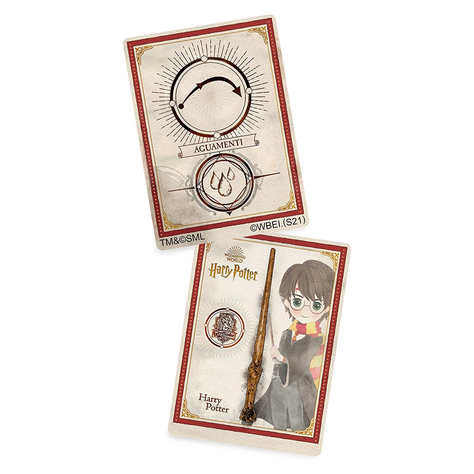 Varita Mágica Harry Potter 30 cm Con Tarjeta de Hechizos-4
