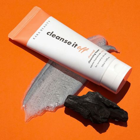 Espuma Limpiadora Facial "Cleanse It Off" Carbón Kara Beauty-2